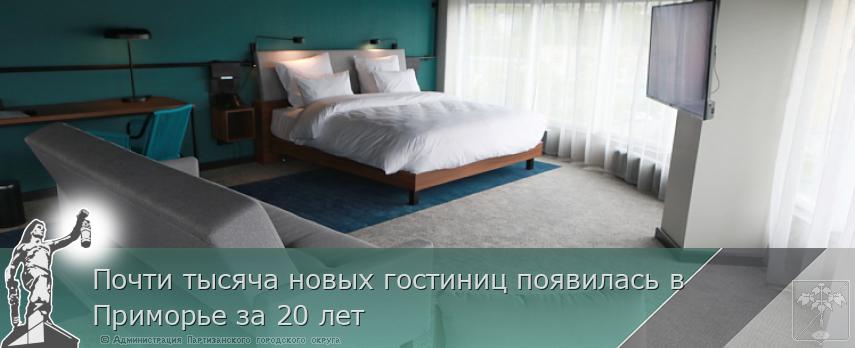 Почти тысяча новых гостиниц появилась в Приморье за 20 лет | Администрация муниципального округа город Партизанск Приморского края Официальный сайт