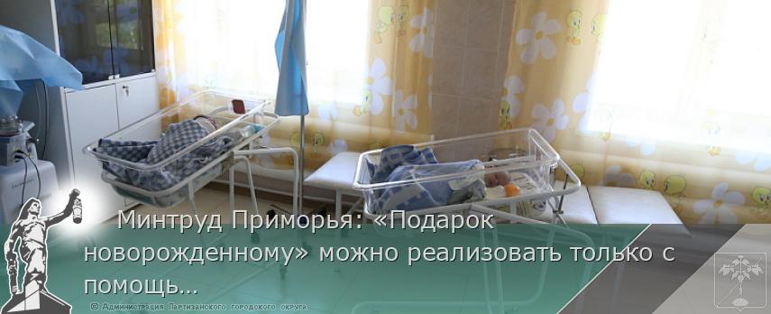     Минтруд Приморья: «Подарок новорожденному» можно реализовать только с помощью пластиковой карты «МИР», сообщает www.primorsky.ru  | Администрация муниципального округа город Партизанск Приморского края Официальный сайт