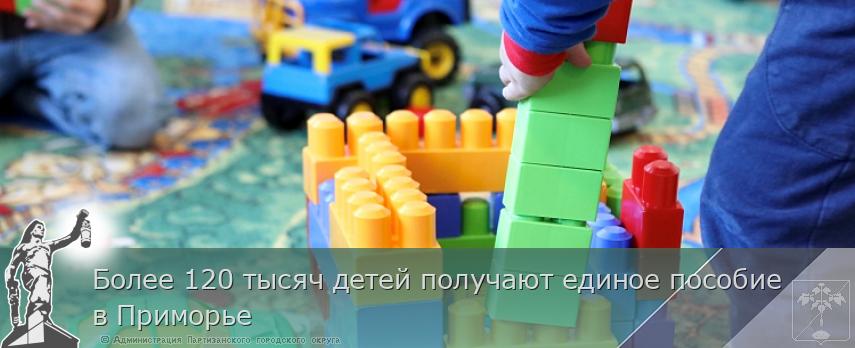 Более 120 тысяч детей получают единое пособие в Приморье | Администрация муниципального округа город Партизанск Приморского края Официальный сайт