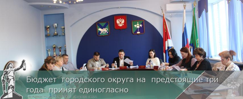 Бюджет  городского округа на  предстоящие три года  принят единогласно | Администрация муниципального округа город Партизанск Приморского края Официальный сайт