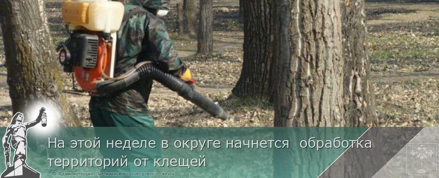На этой неделе в округе начнется  обработка территорий от клещей | Администрация муниципального округа город Партизанск Приморского края Официальный сайт