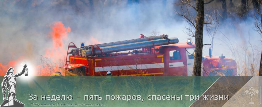 За неделю – пять пожаров, спасены три жизни | Администрация муниципального округа город Партизанск Приморского края Официальный сайт