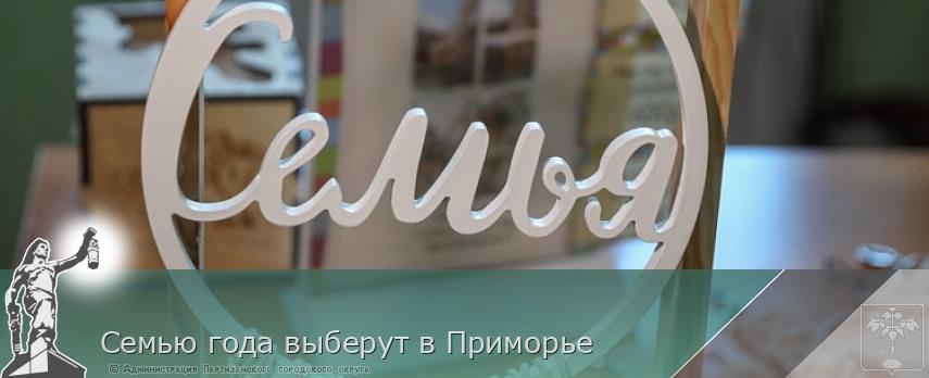 Семью года выберут в Приморье | Администрация муниципального округа город Партизанск Приморского края Официальный сайт