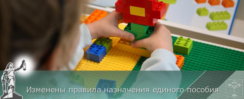 Изменены правила назначения единого пособия | Администрация муниципального округа город Партизанск Приморского края Официальный сайт