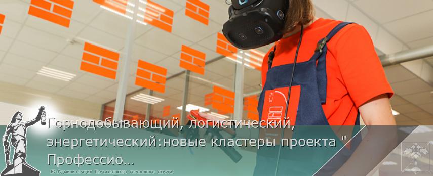 Горнодобывающий, логистический, энергетический:новые кластеры проекта &quot;Профессионалитет&quot; появятся в Приморье в 2025 году | Администрация муниципального округа город Партизанск Приморского края Официальный сайт