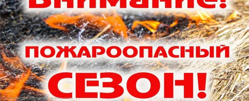 Пожароопасный сезон в этом году введен раньше обычного Пожароопасный сезон в этом году введен раньше обычного
